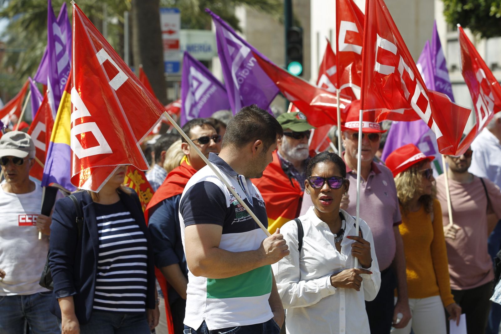 Fotogalería Manifestación del Primero de Mayo. Día Internacional de los Trabajadores. Almería