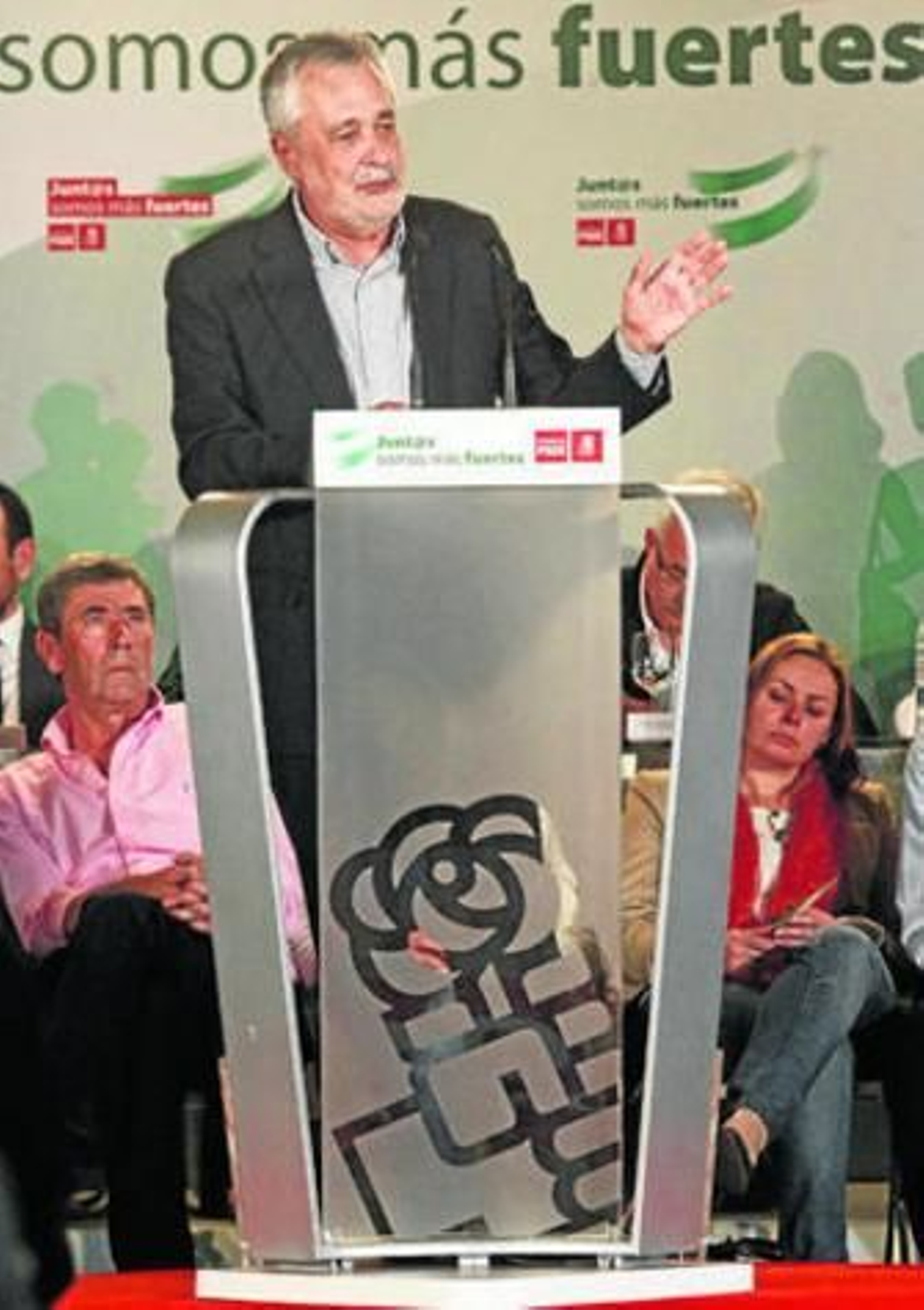 José Antonio Griñán, ayer durante su intervención en Algeciras.