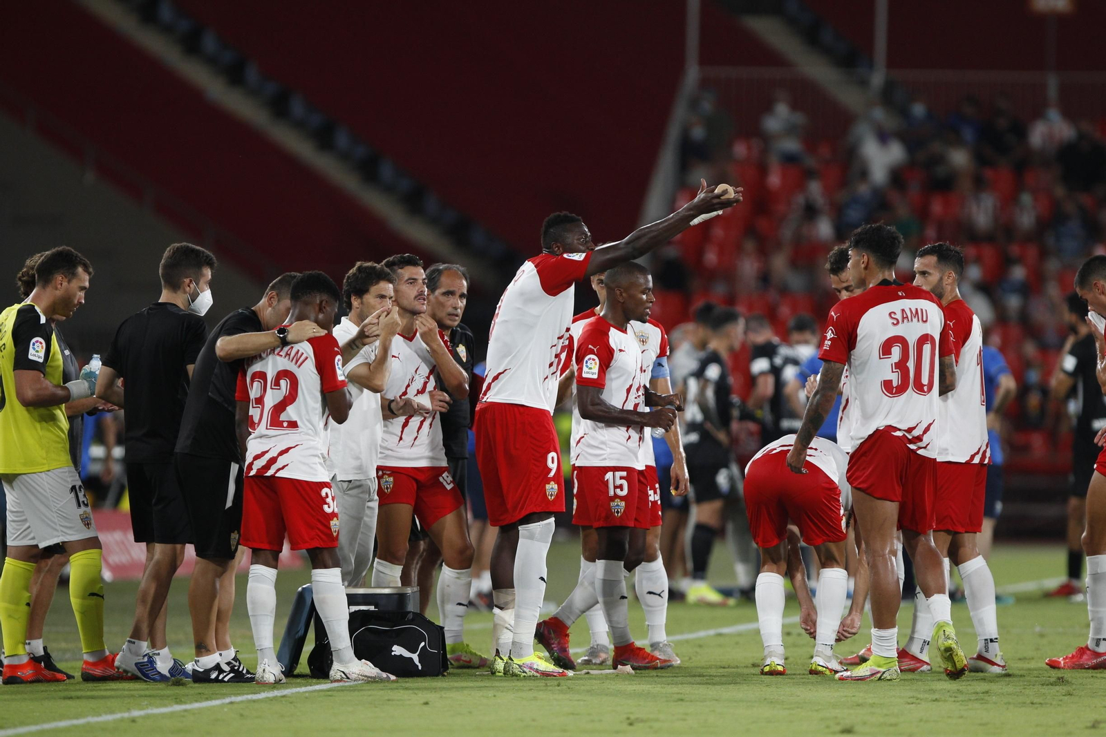 Las fotos del Almería - Málaga CF