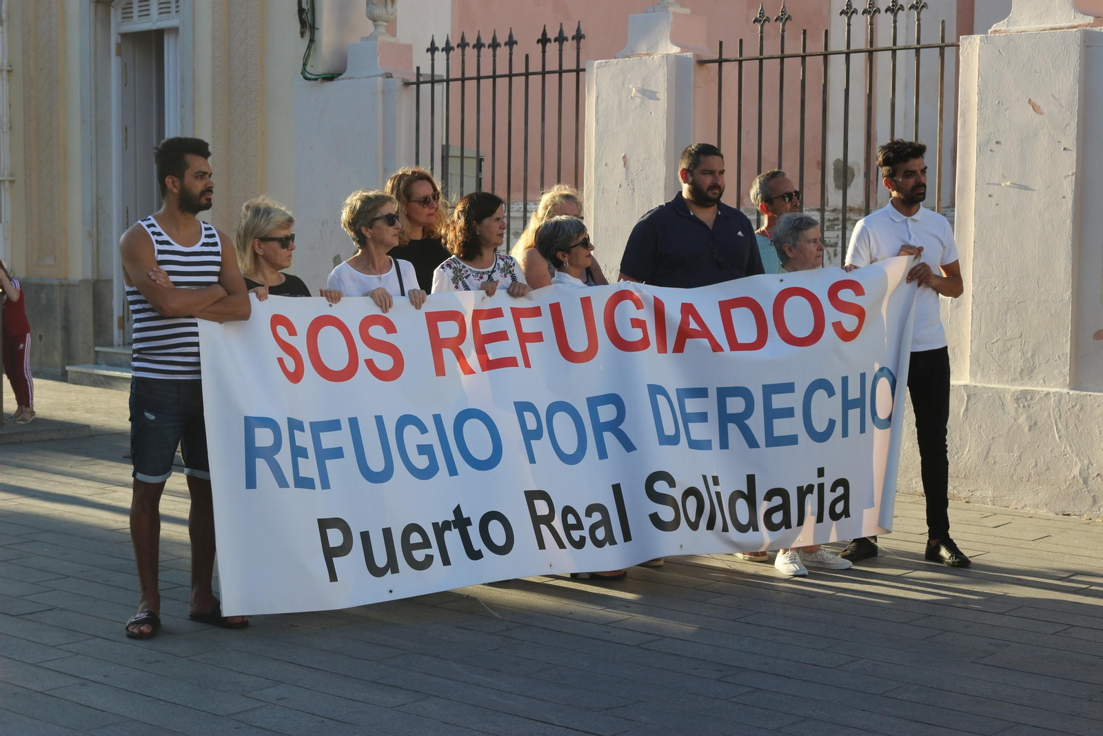 Una de las concentraciones de Puerto Real Solidaria