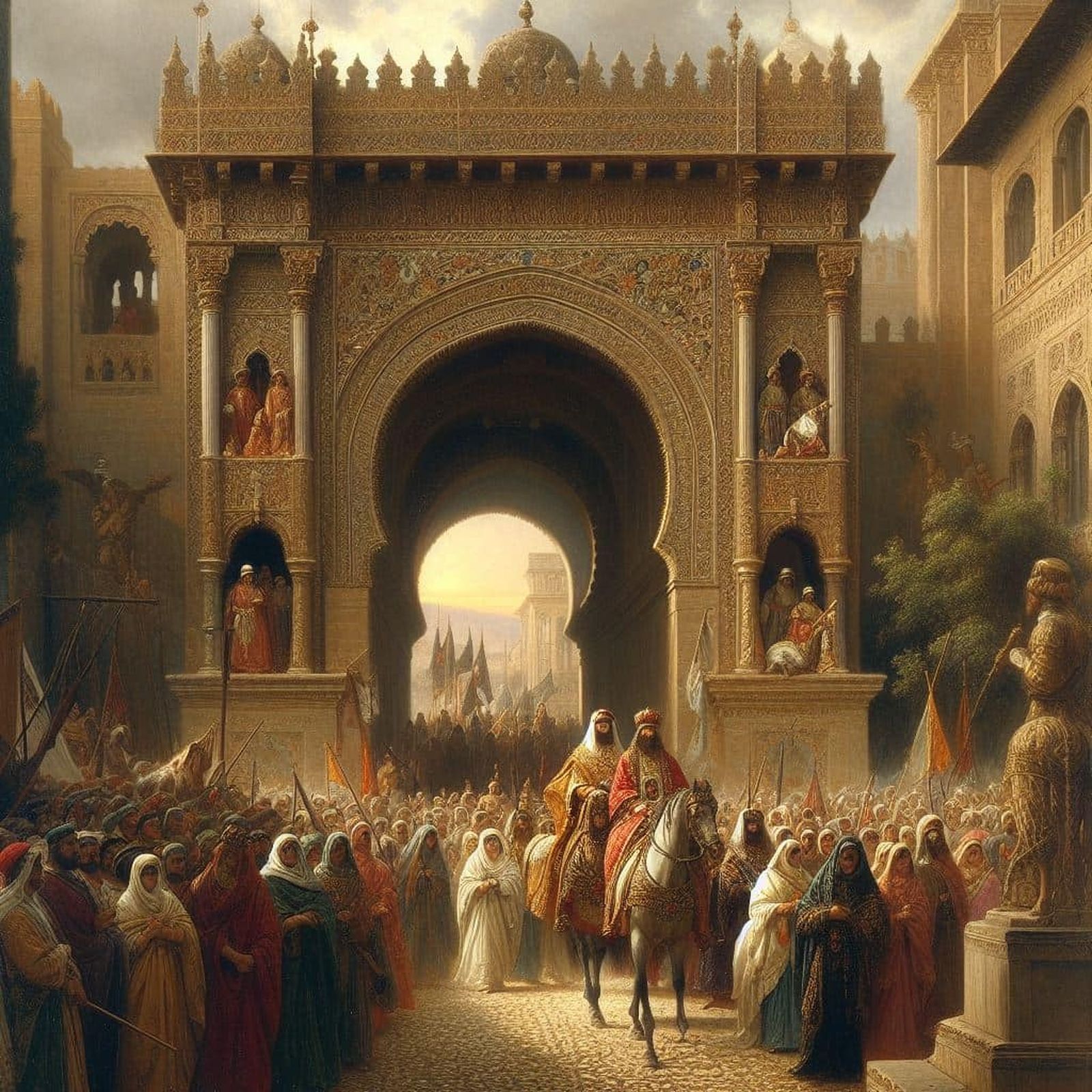 El río Darro navegable, el entierro de Isabel la Católica, Medina Elvira, una piscina en la Alhambra... Así es la Granada histórica para la Inteligencia Artificial