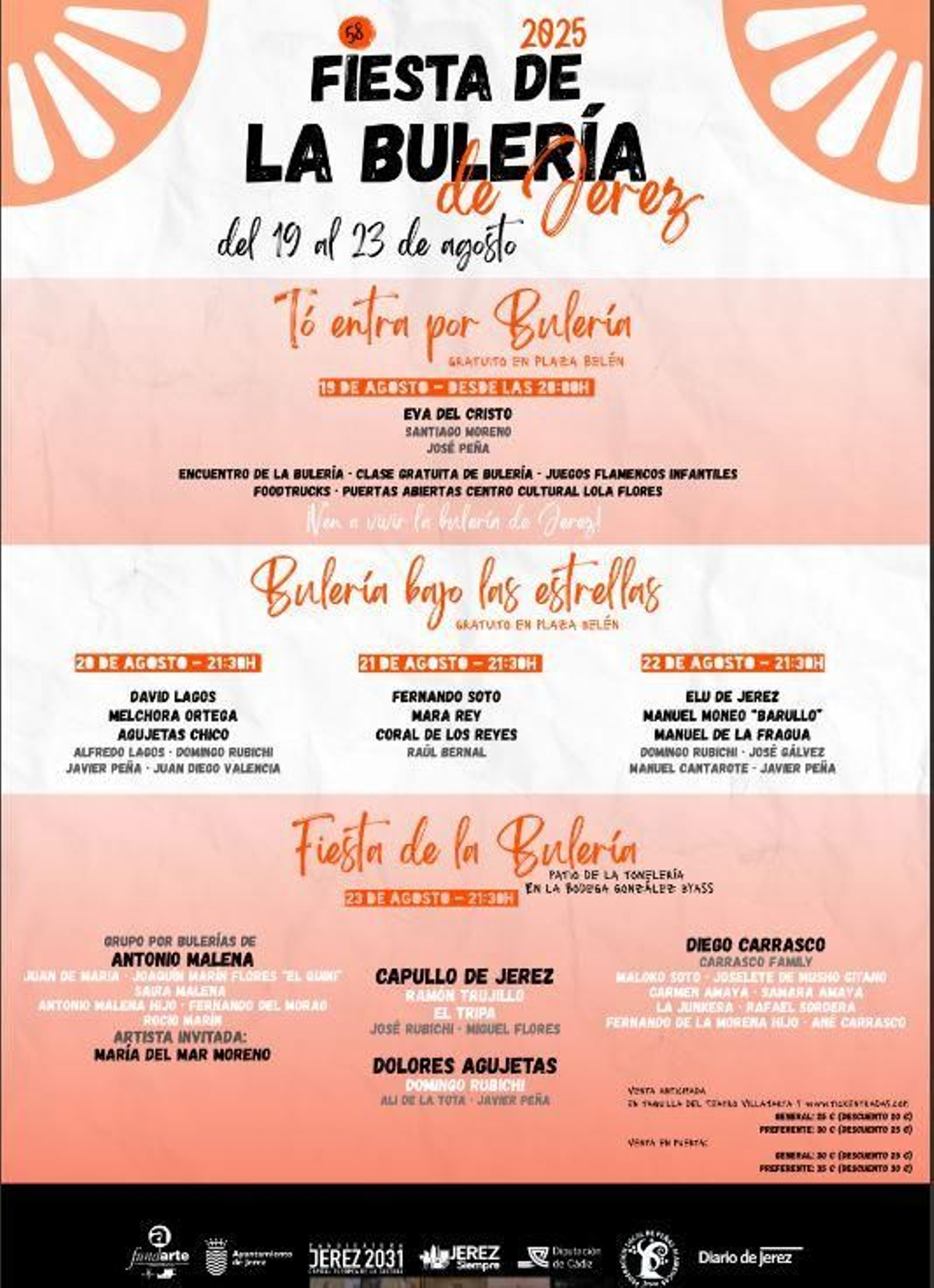 Cartel de la Fiesta de la Bulería 2025. Cartel de la Fiesta de la Bulería 2025.
