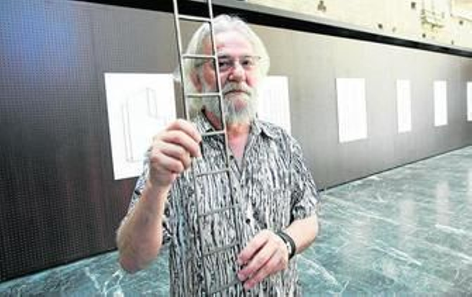 Una de las obras que forman parte de la exposición.