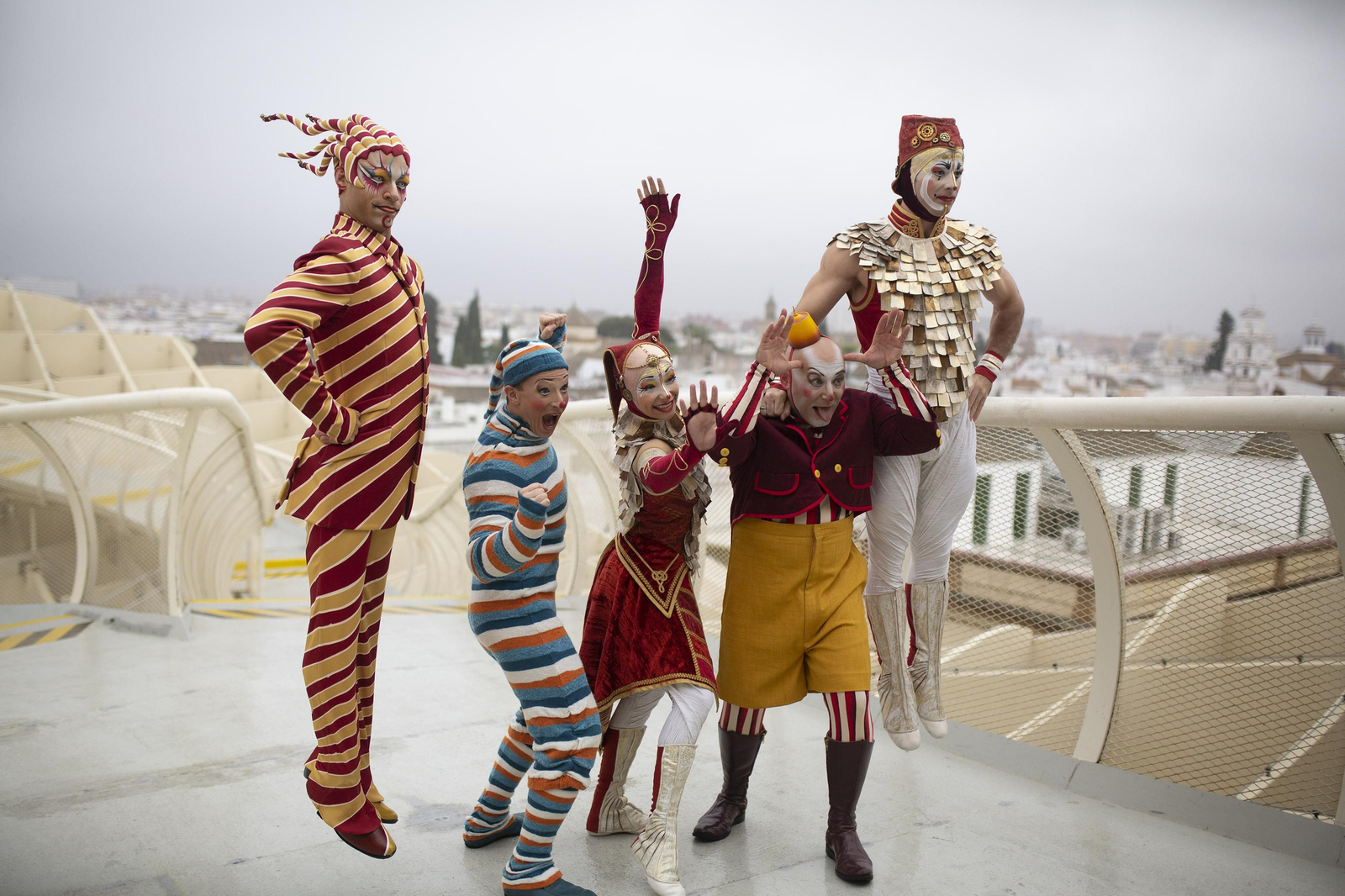 La presentación de espectáculo 'Kooza', en Sevilla