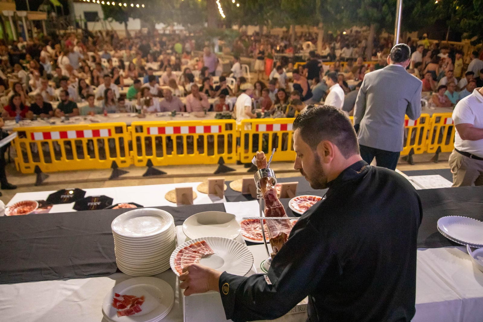 Concurso de cortadores de jamón en Serón, en imágenes