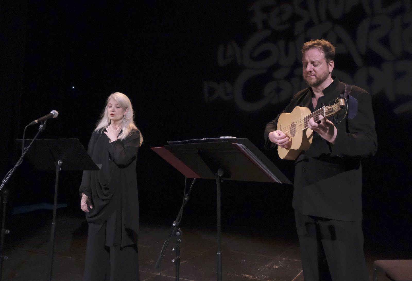 El concierto de Ariel Abramovich  y María Cristina Kiehr, en imágenes