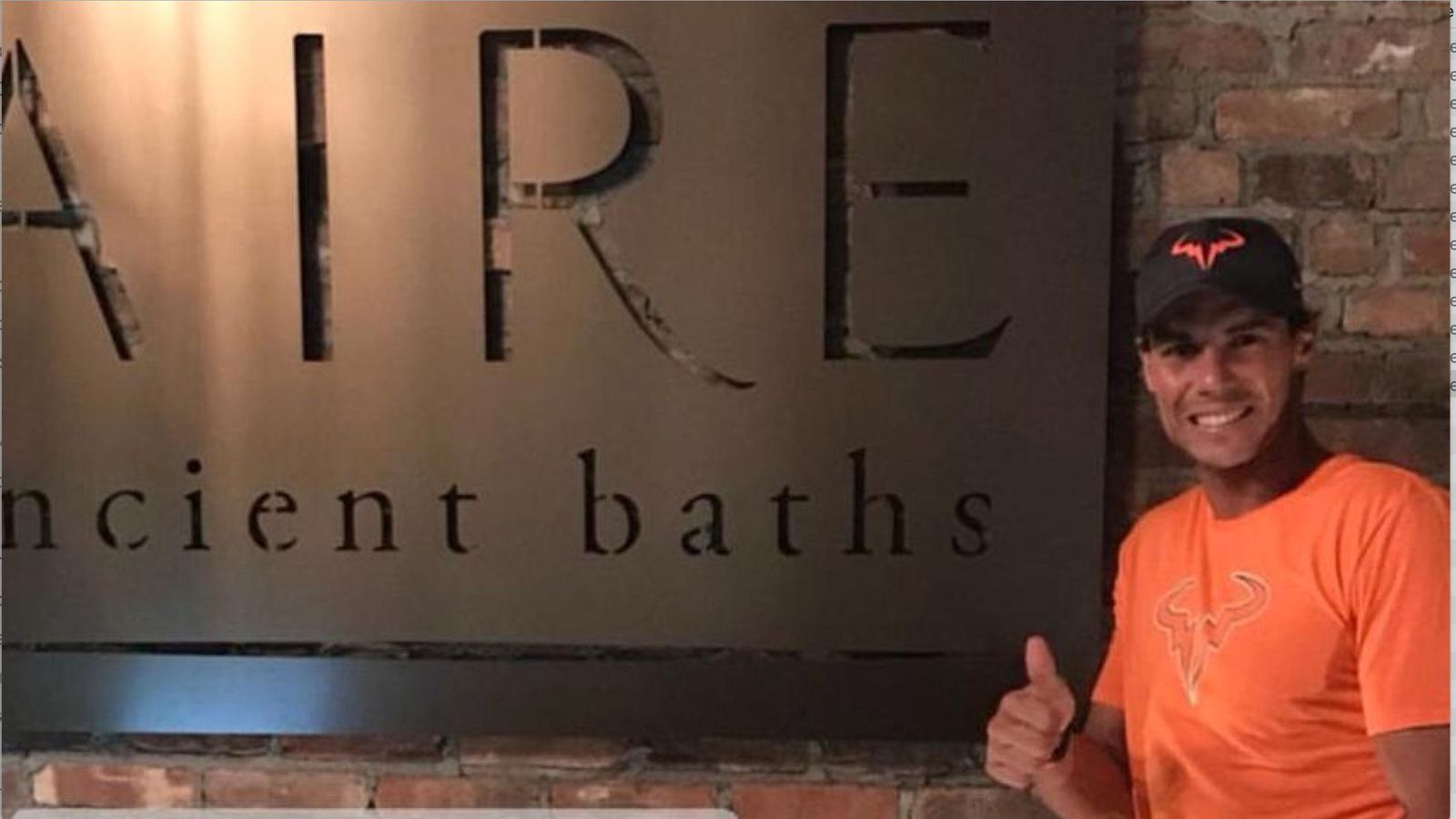 Rafael Nadal, en el Aire de Nueva York, del que es asiduo