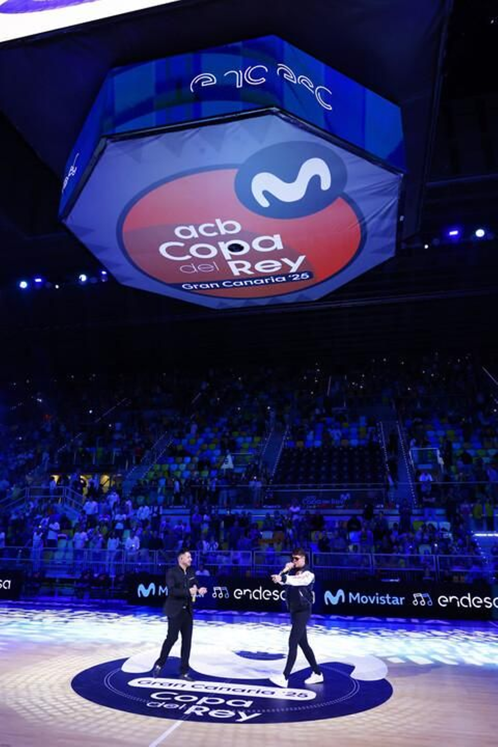 El concierto de Andy y Lucas en la Copa del Rey