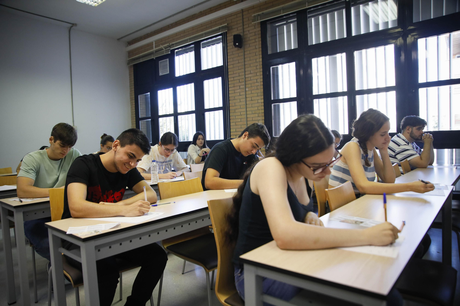 Imágenes de la evaluación para el acceso al sistema universitario (PEvAU)