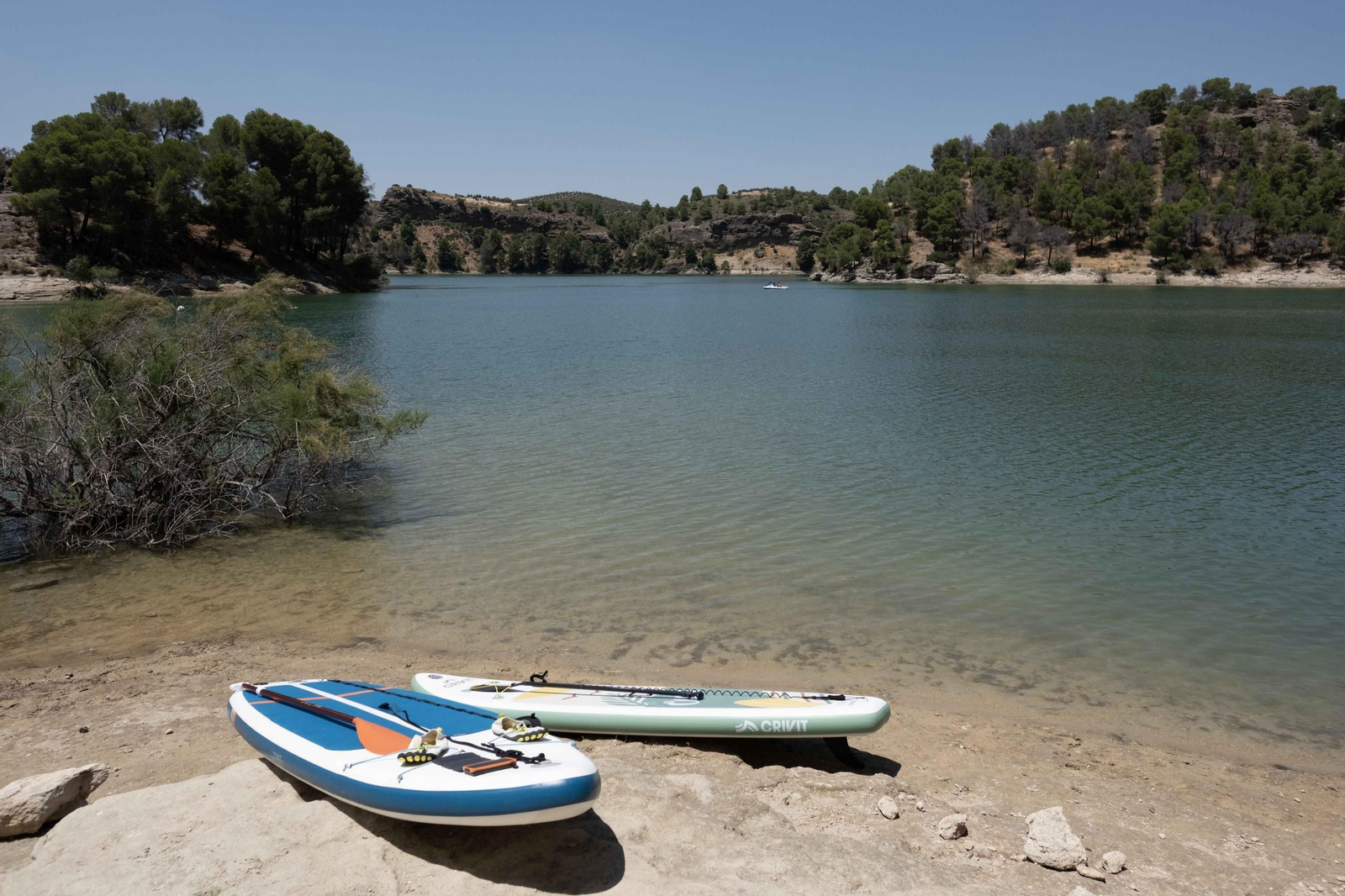 La 'playa' del interior, en imágenes