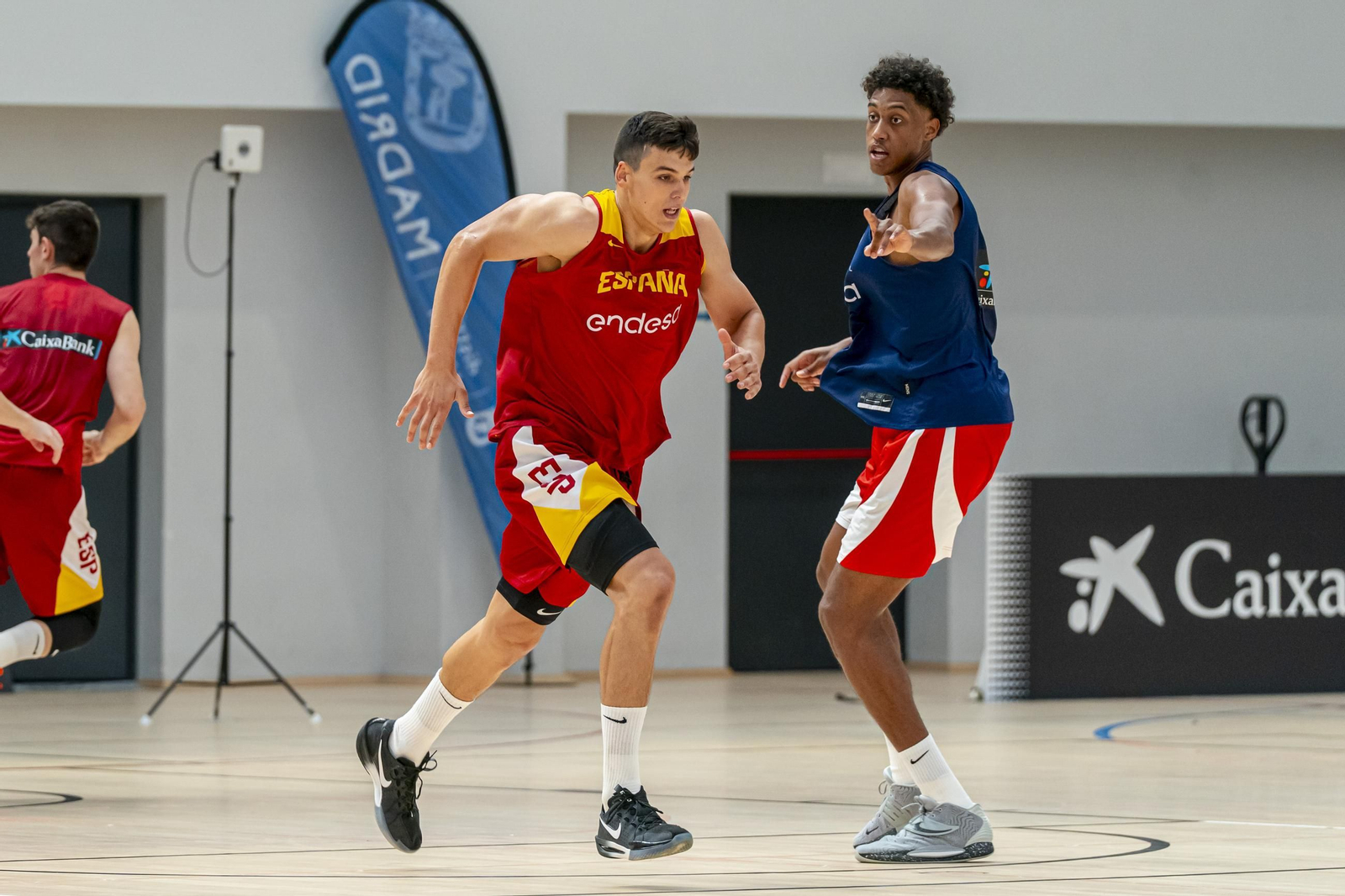 España acaba su trabajo en Madrid antes de venir a Málaga