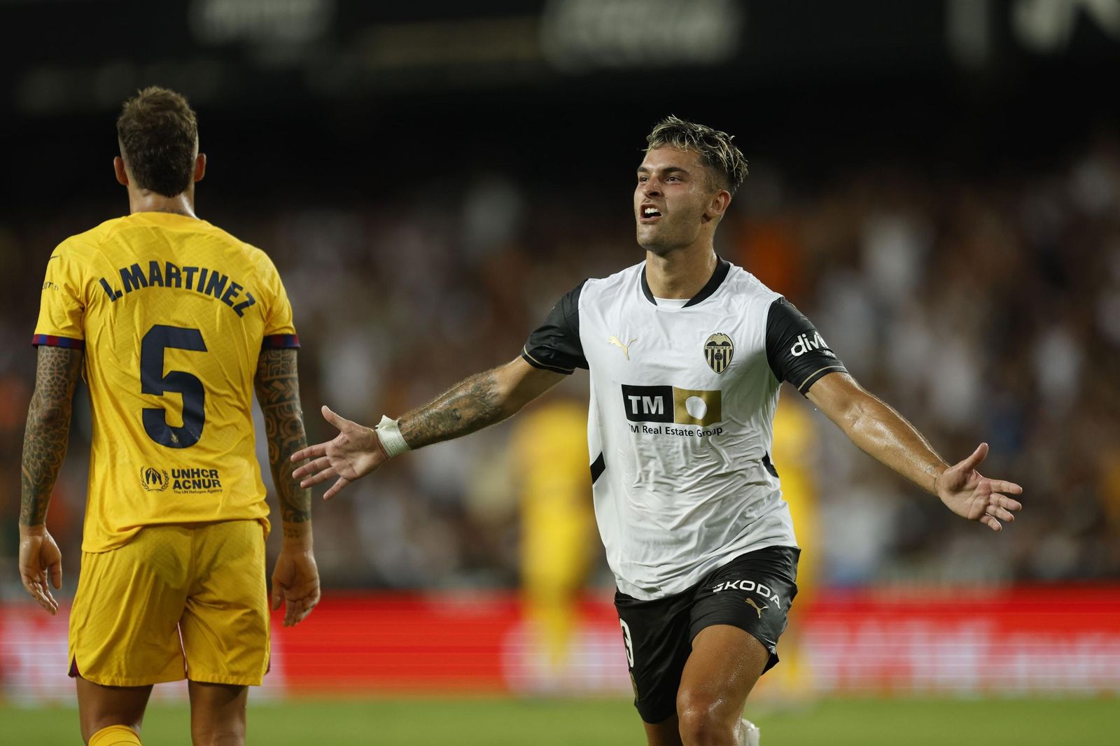 Las imágenes del Valencia - Barcelona