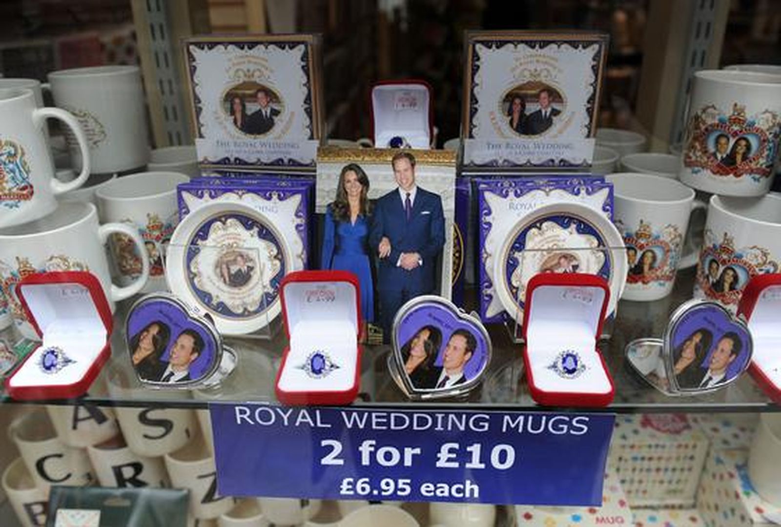 El Reino Unido se prepara para la boda del príncipe Guillermo y Kate Middleton.

Foto: AFP Photo