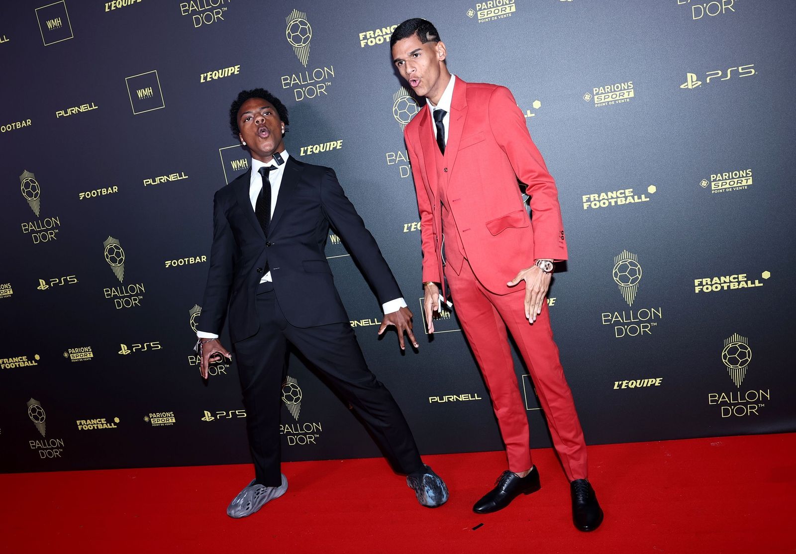 Las fotos del Balón de Oro