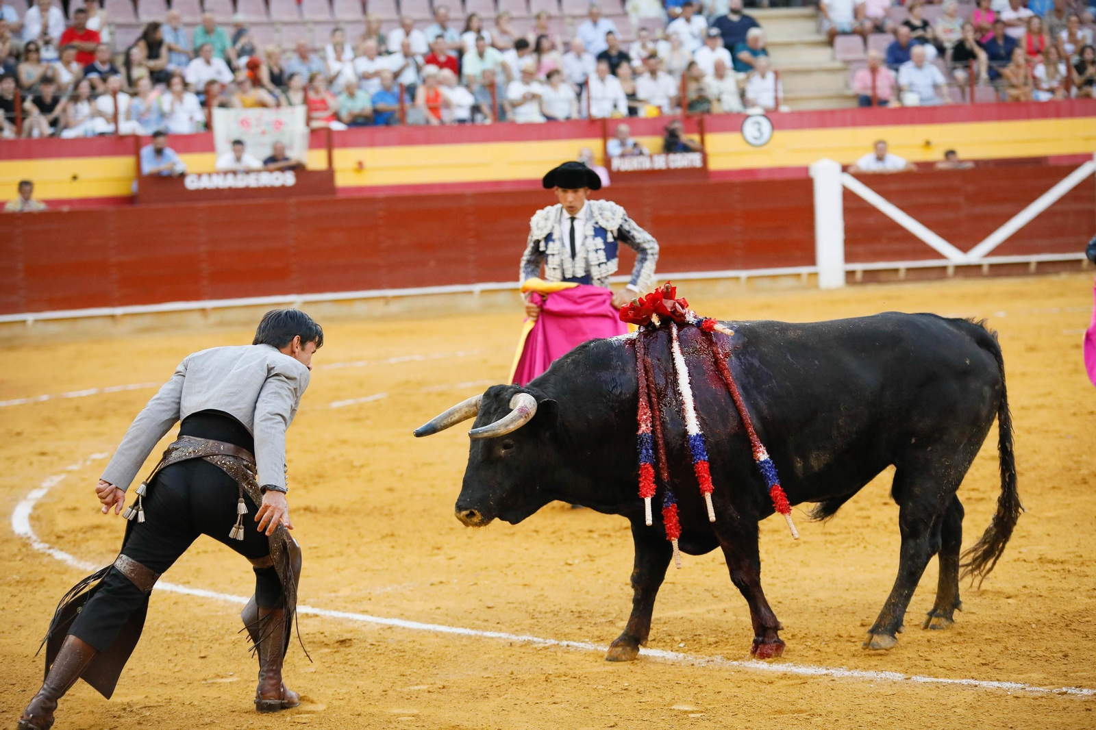 Imágenes de la corrida de toros en Roquetas de Mar