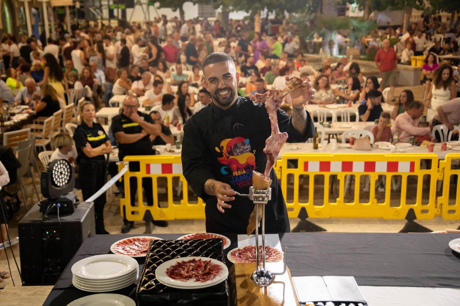 Concurso de cortadores de jamón en Serón, en imágenes