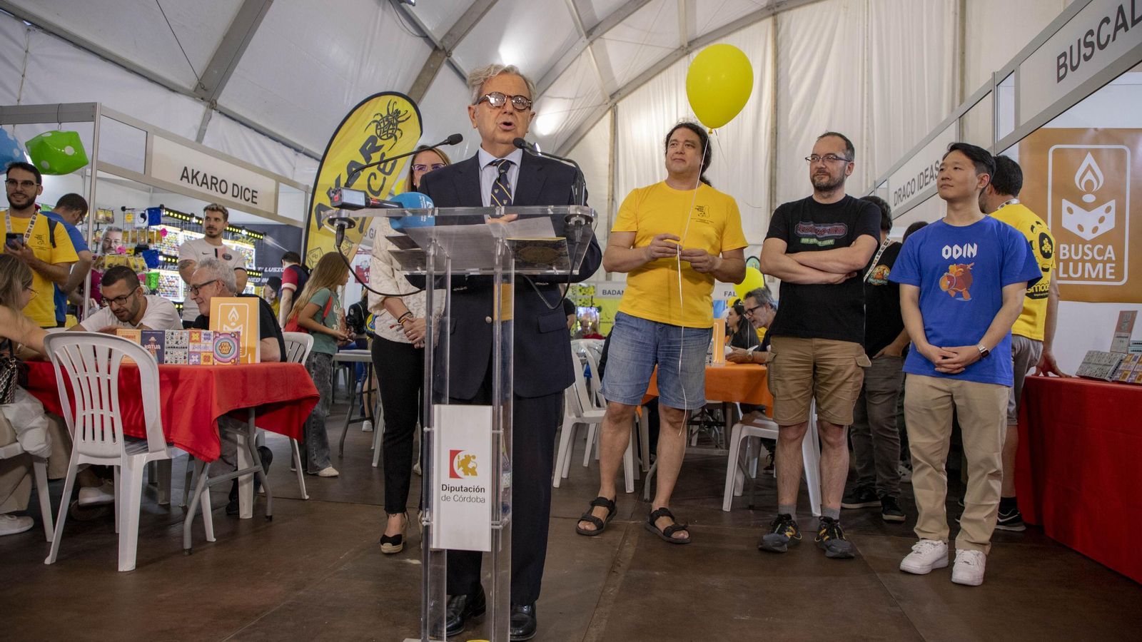 Acto oficial de la inauguración de la cita.