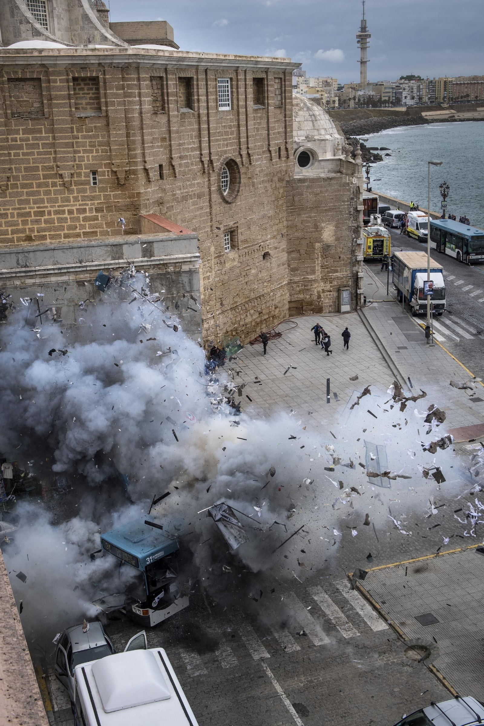 Espectacular explosión en el rodaje de 'The Rythm Section'