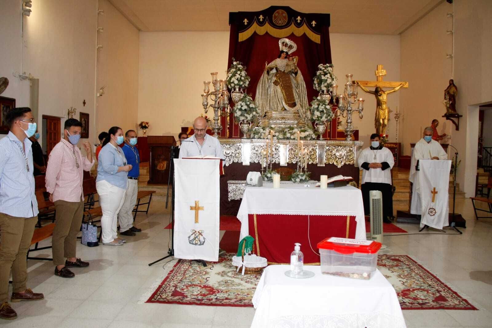 Cultos en honor de la Virgen del Carmen