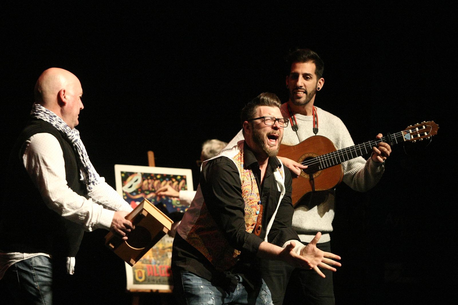 Imágenes del pregón anunciador del Carnaval de Algeciras