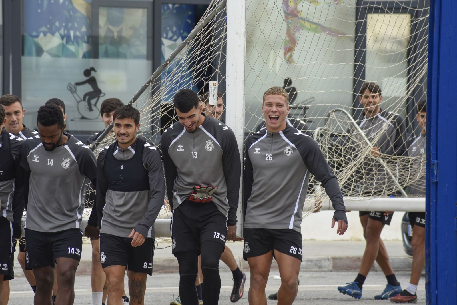 Las fotos del primer entrenamiento de la Balona tras el parón de Navidad