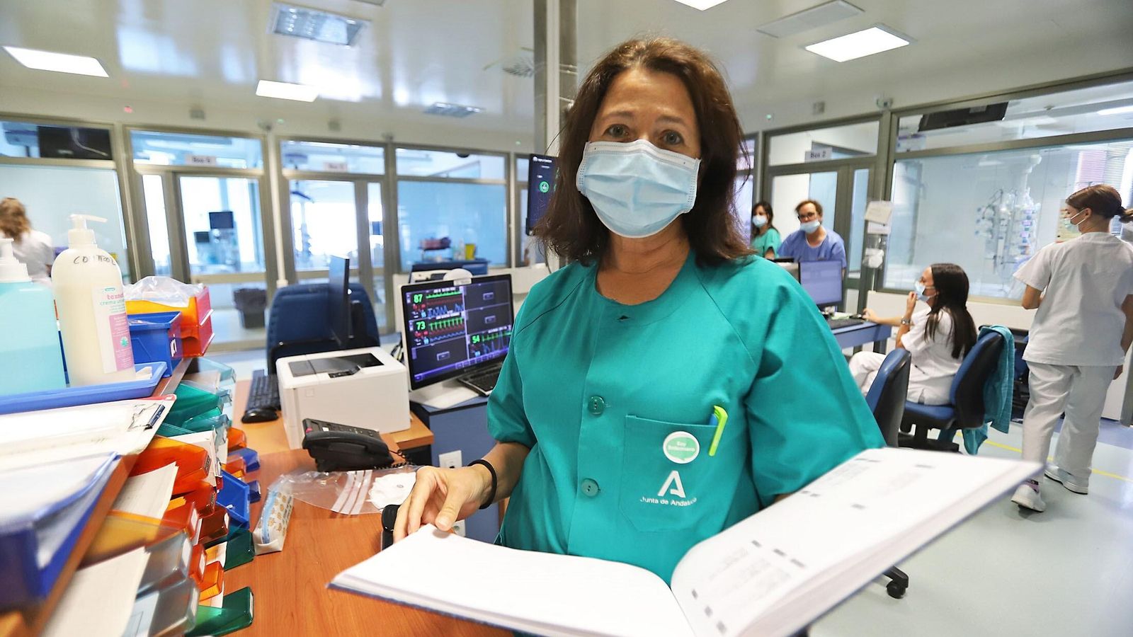 Ana Gómez, supervisora de enfermería de la UCI del hospital Infanta Elena.