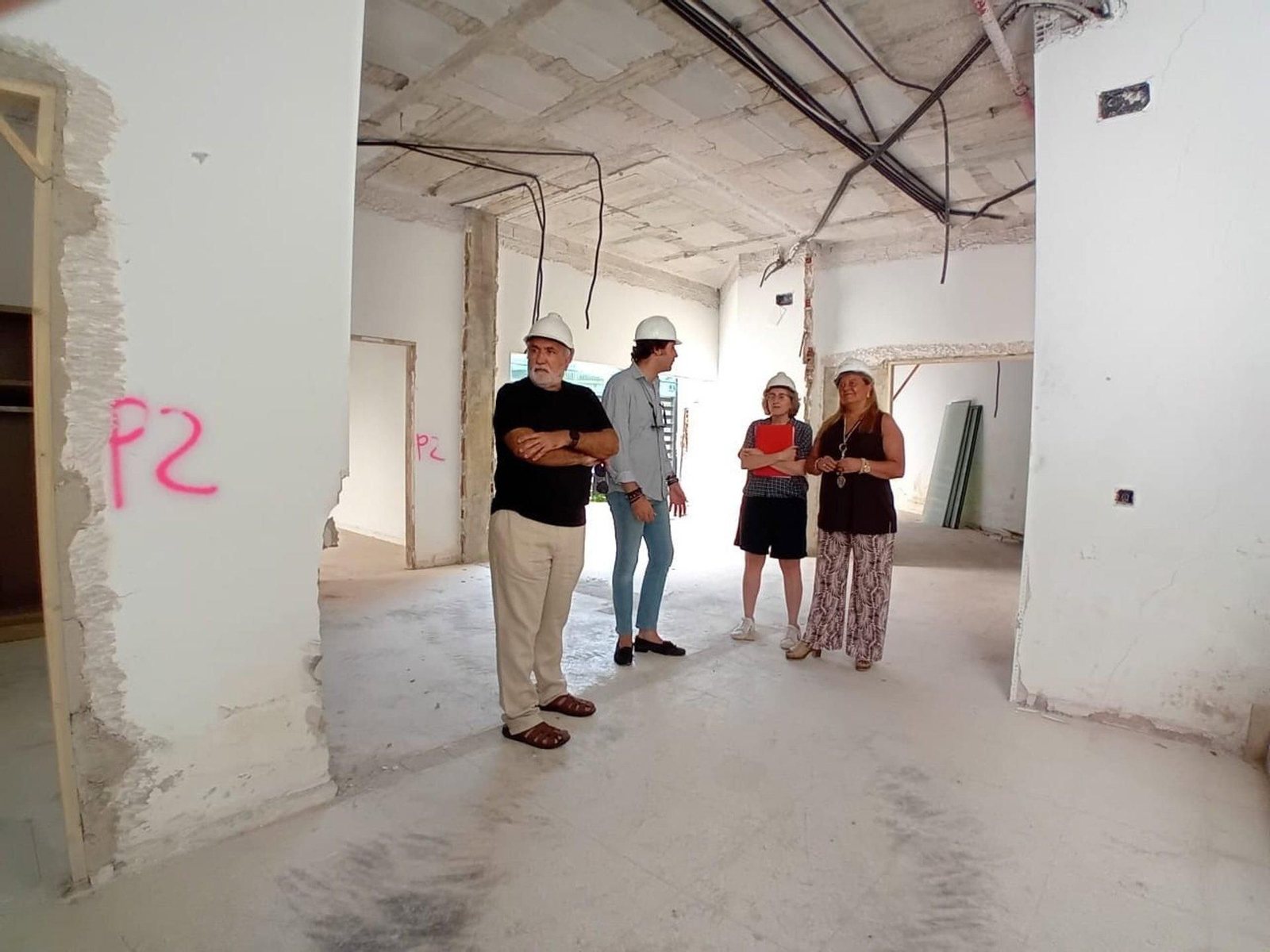 Visita al futuro centro de día.