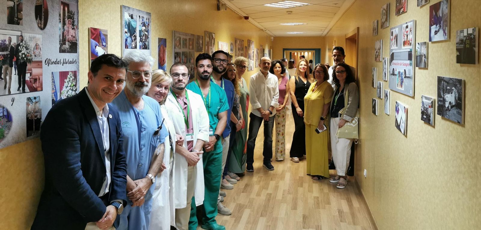 La exposición de fotos en el Hospital de Valmen