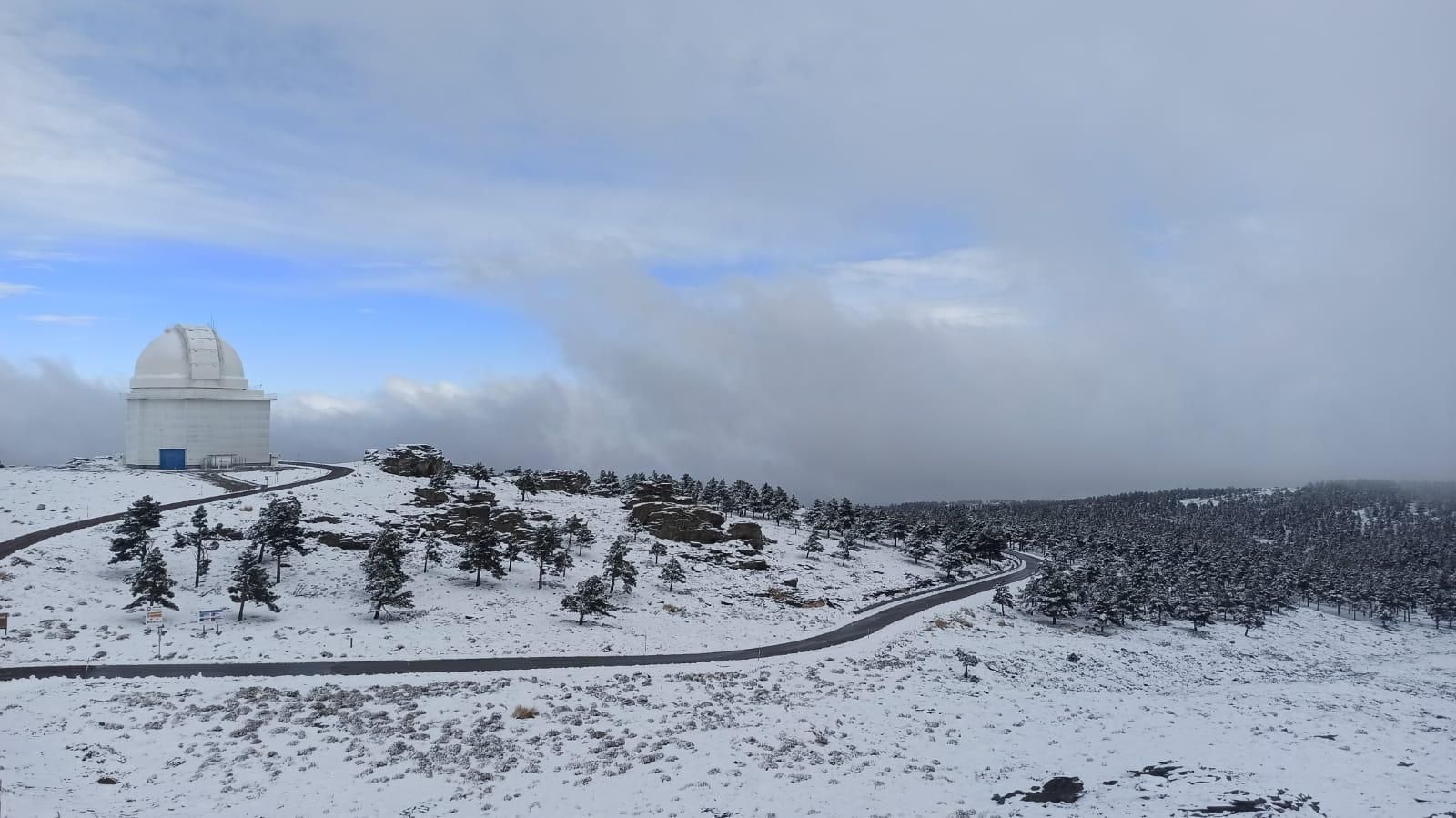 El Calar Alto se prepara para recibir otra gran nevada.