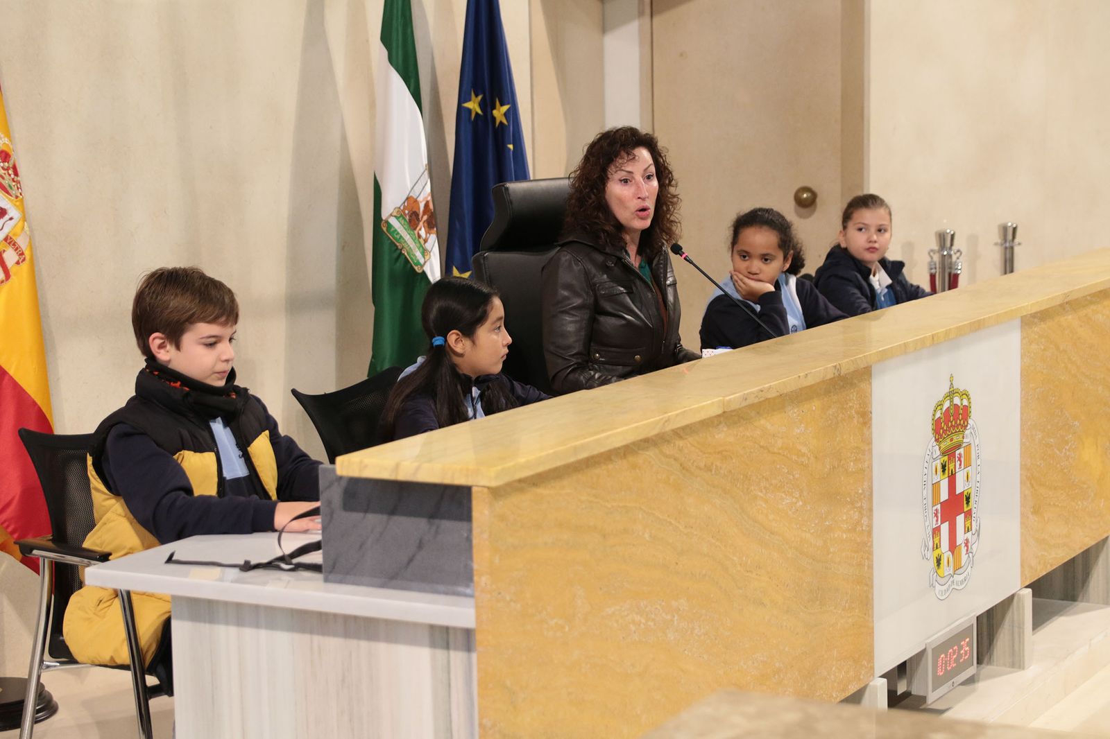 Los alumnos de la SAFA, concejales por un día