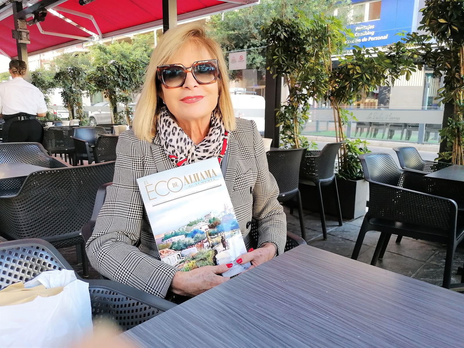 María Carmen Amate, directora de la revista ‘El Eco de Alhama’.