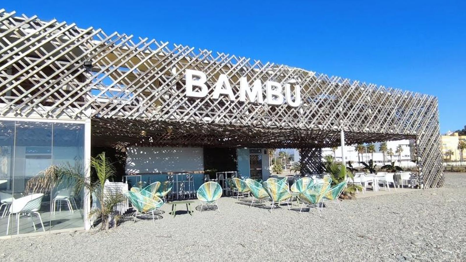 Exterior de Bambú Beach
