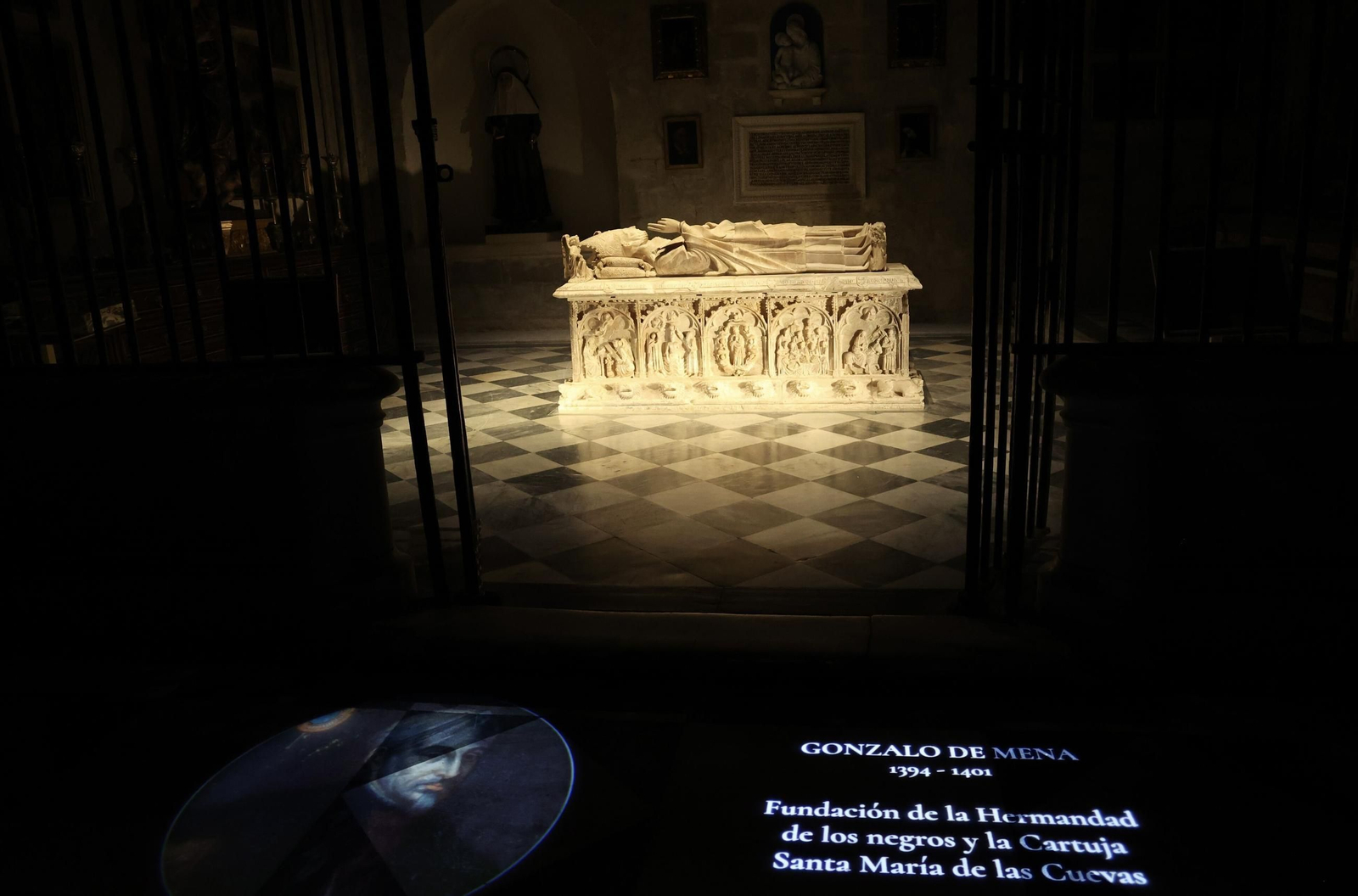 El sepulcro del cardenal Gonzalo de Mena.