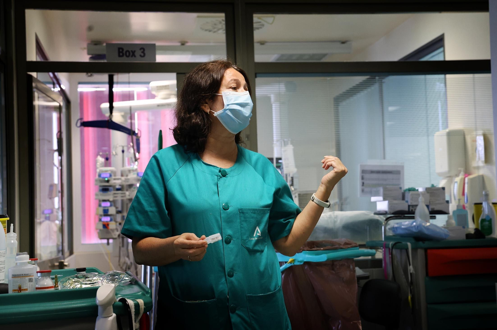 Imágenes de la UCI del Hospital Infanta Elena en Huelva