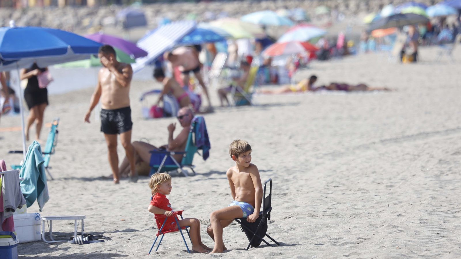 Fotos de un día de playa en Sotogrande
