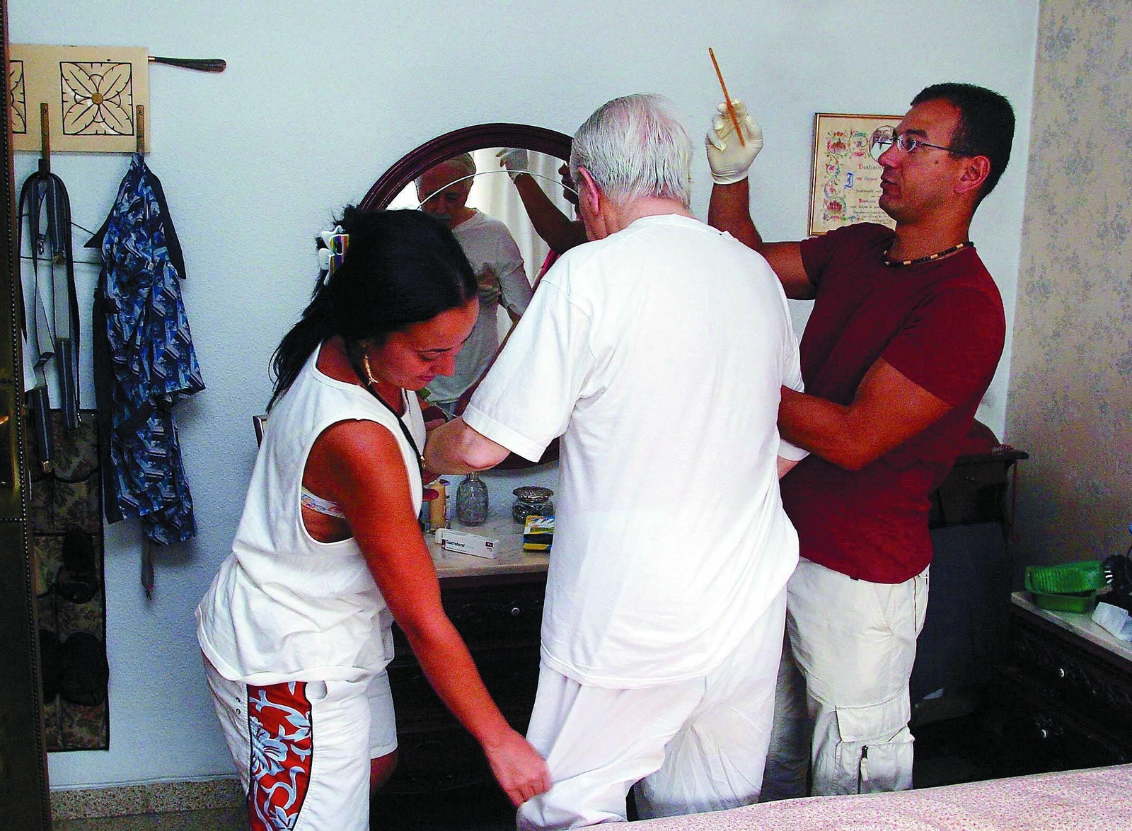 Una persona atendida por este servicio, en una imagen retrospectiva.