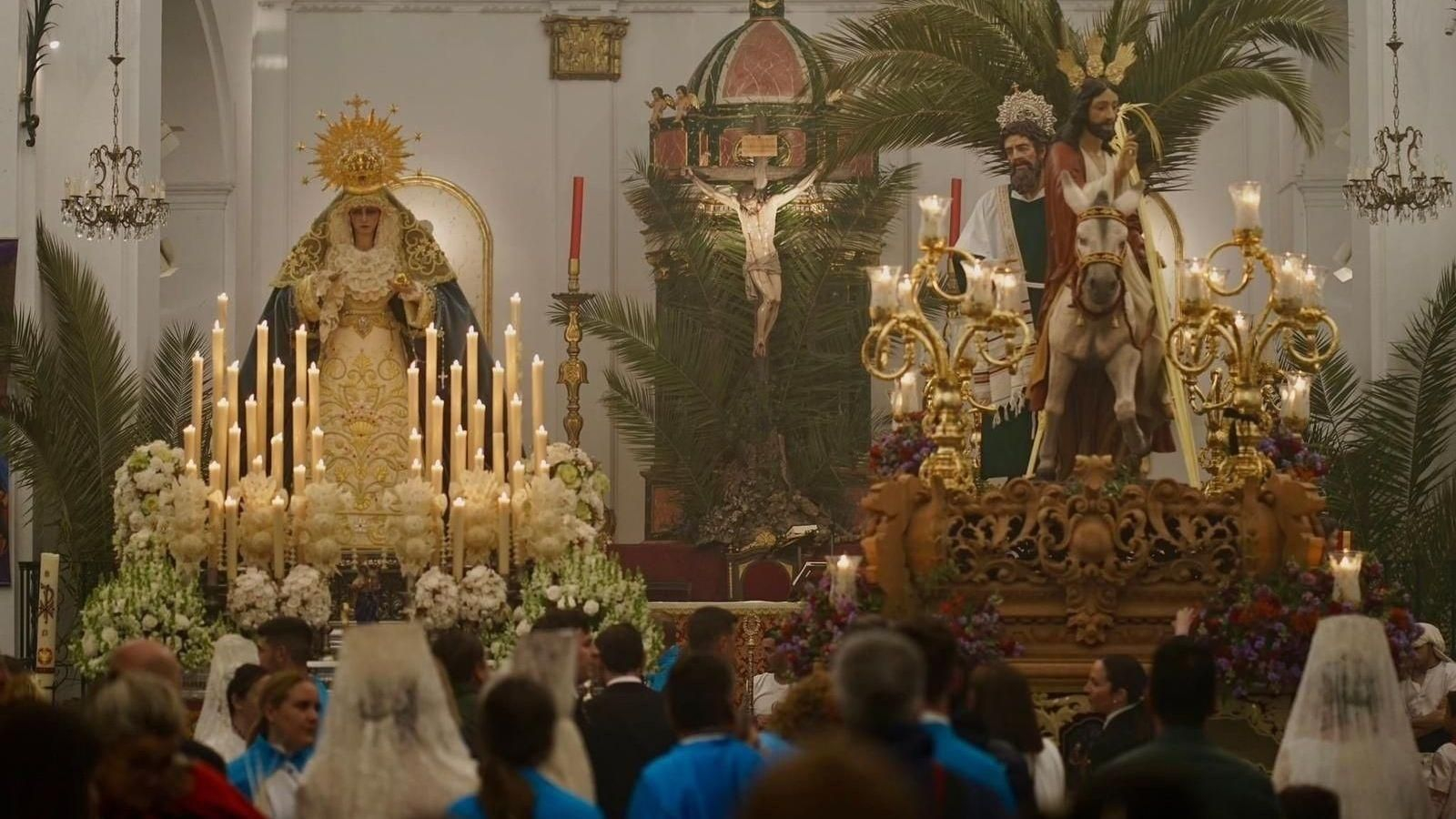 La Borriquita de Los Barrios, en la imagen premiada La Borriquita de Los Barrios, en la imagen premiada