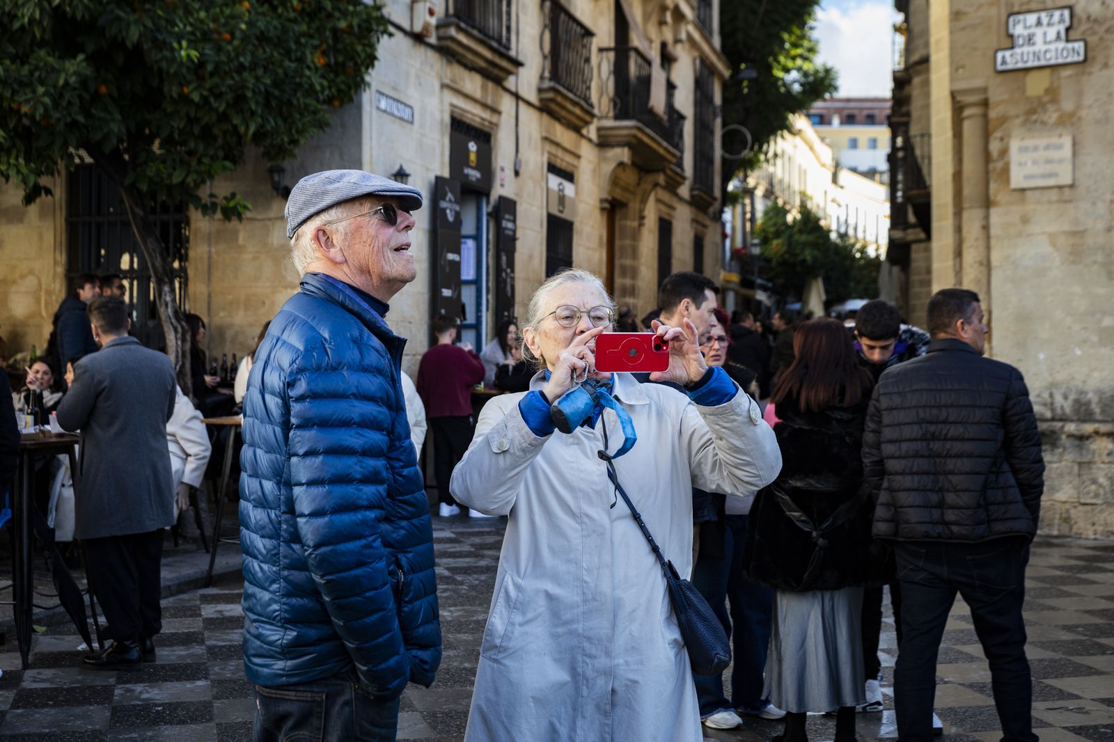 Imágenes del ambiente navideño del 24 de diciembre en Jerez
