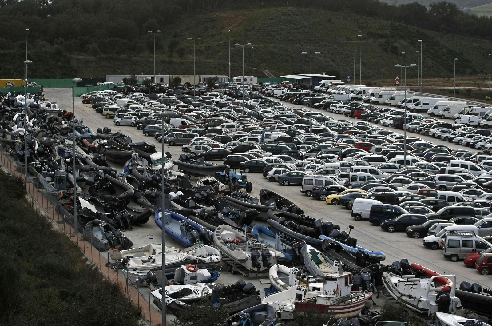 Un depósito de vehículos en una imagen de archivo.