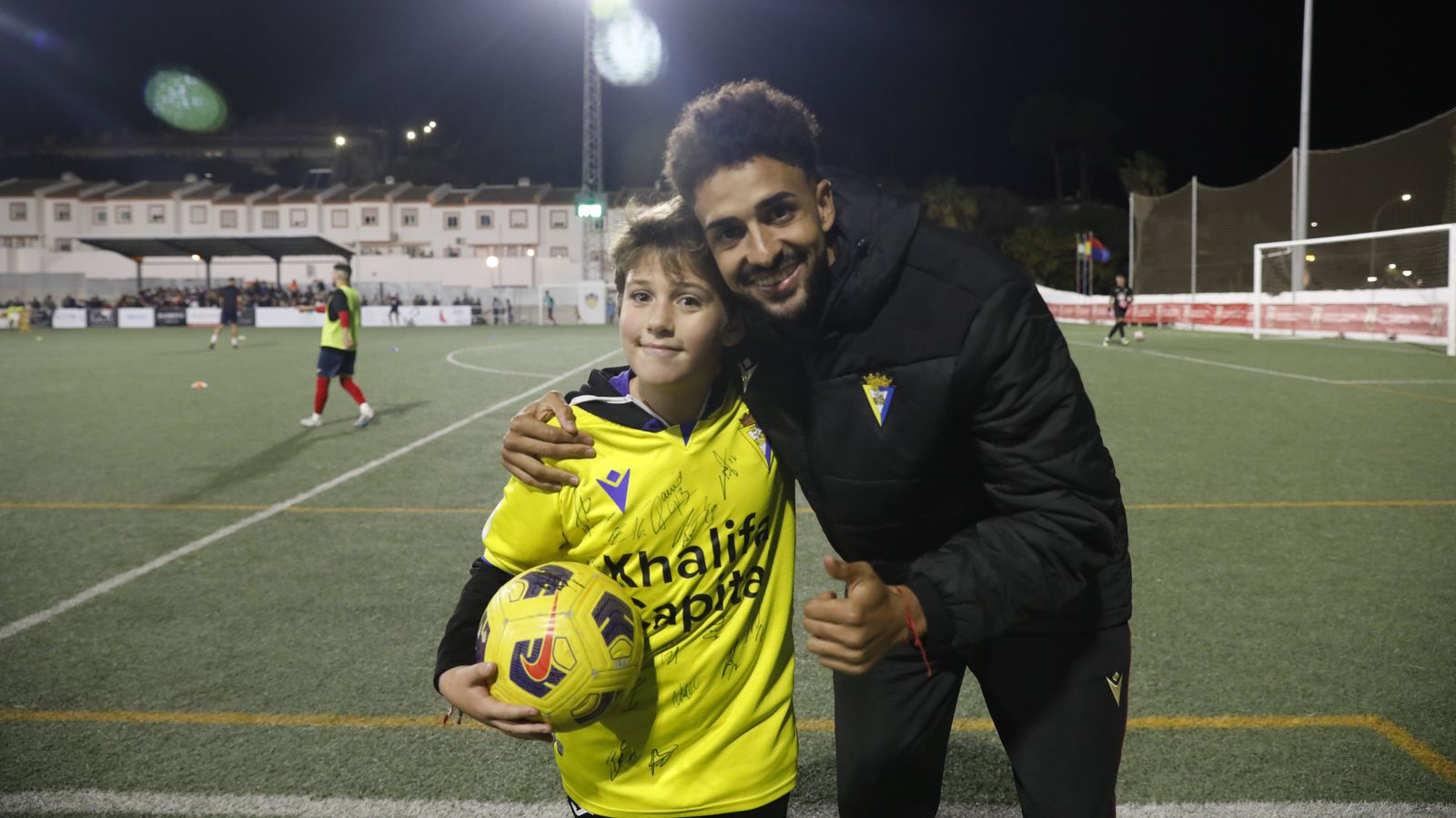 Las fotos de la visita del Cádiz CF para celebrar el 50 aniversario del CD Guadiaro