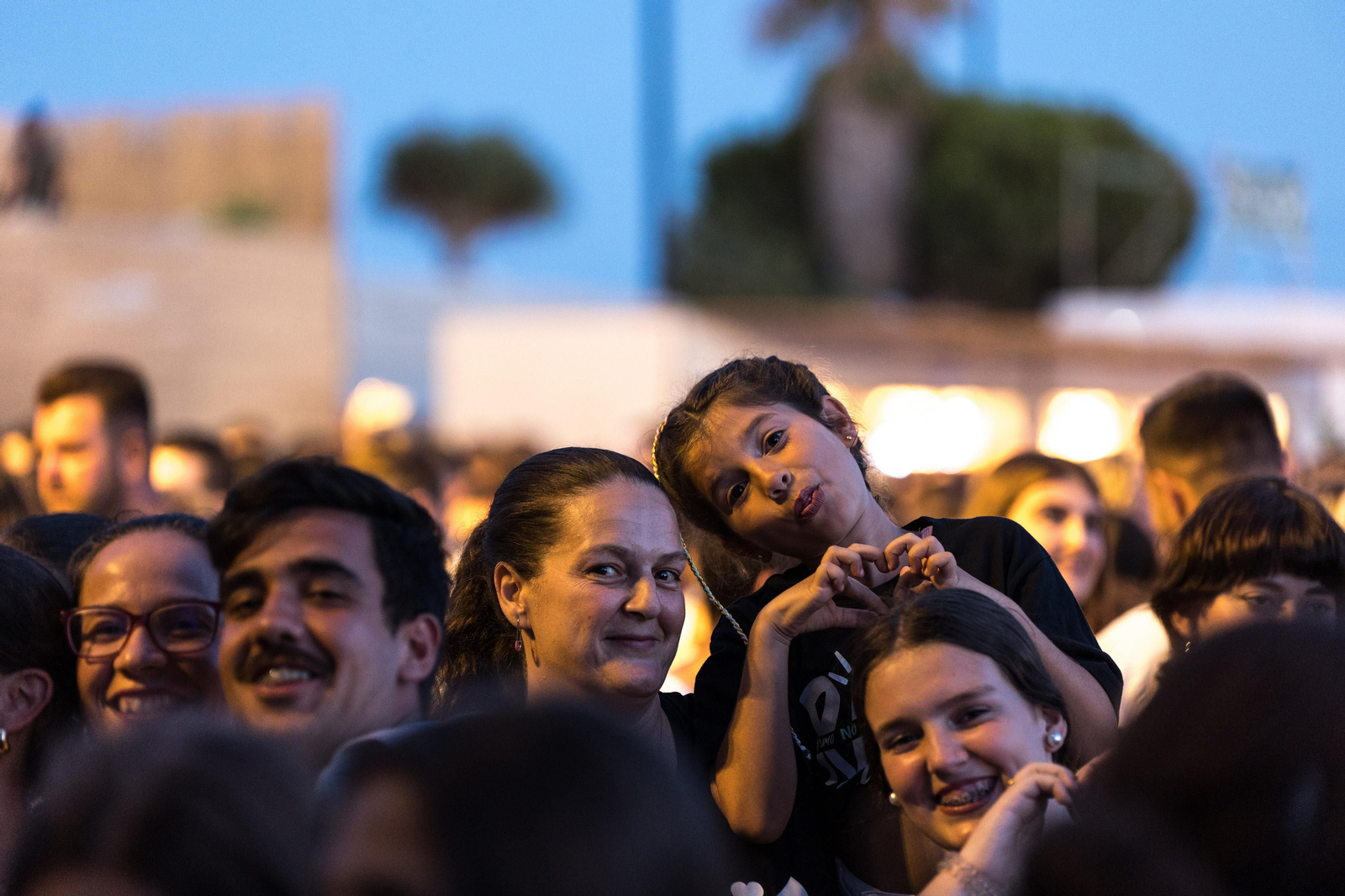 Raúle, en concierto en el Bahía Sound de San Fernando
