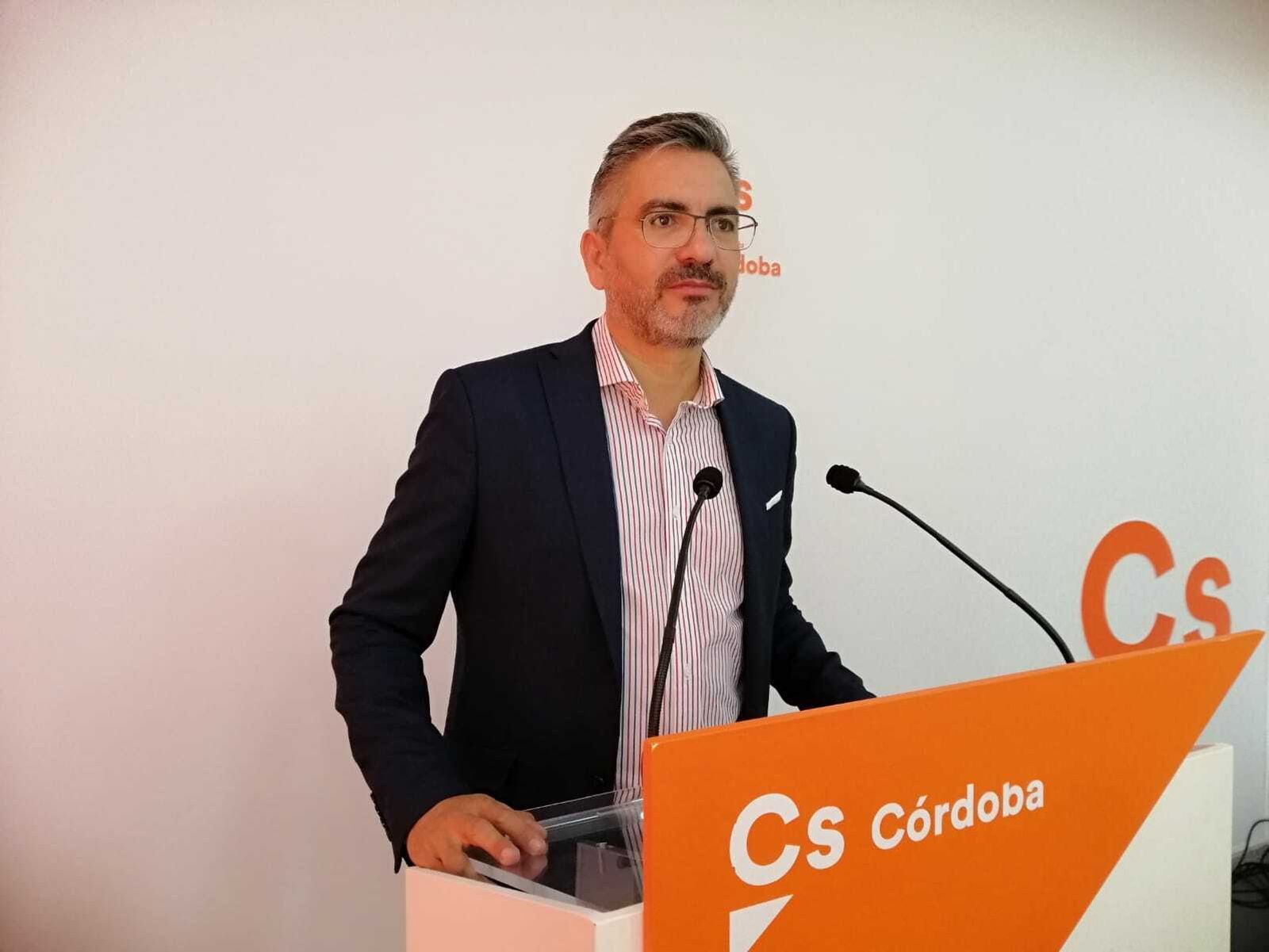 El parlamentario autonómico por Córdoba de Ciudadanos, Emiliano Pozuelo.