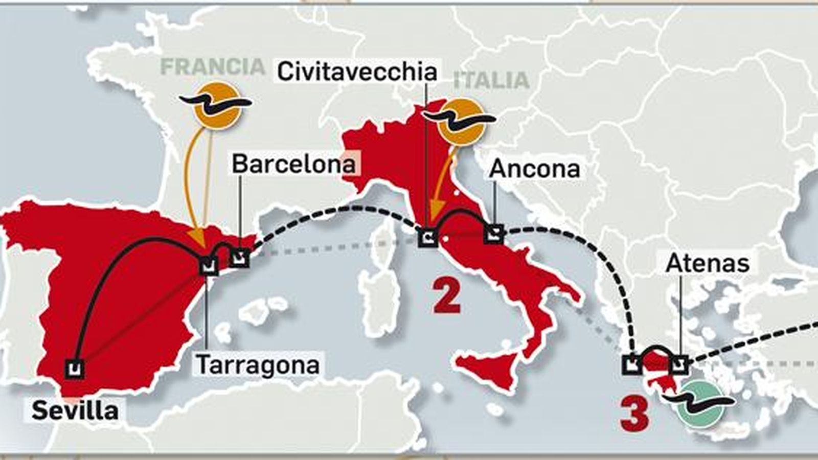 Fuente: Guardia Civil. Gráfico: Dpto. Infografía