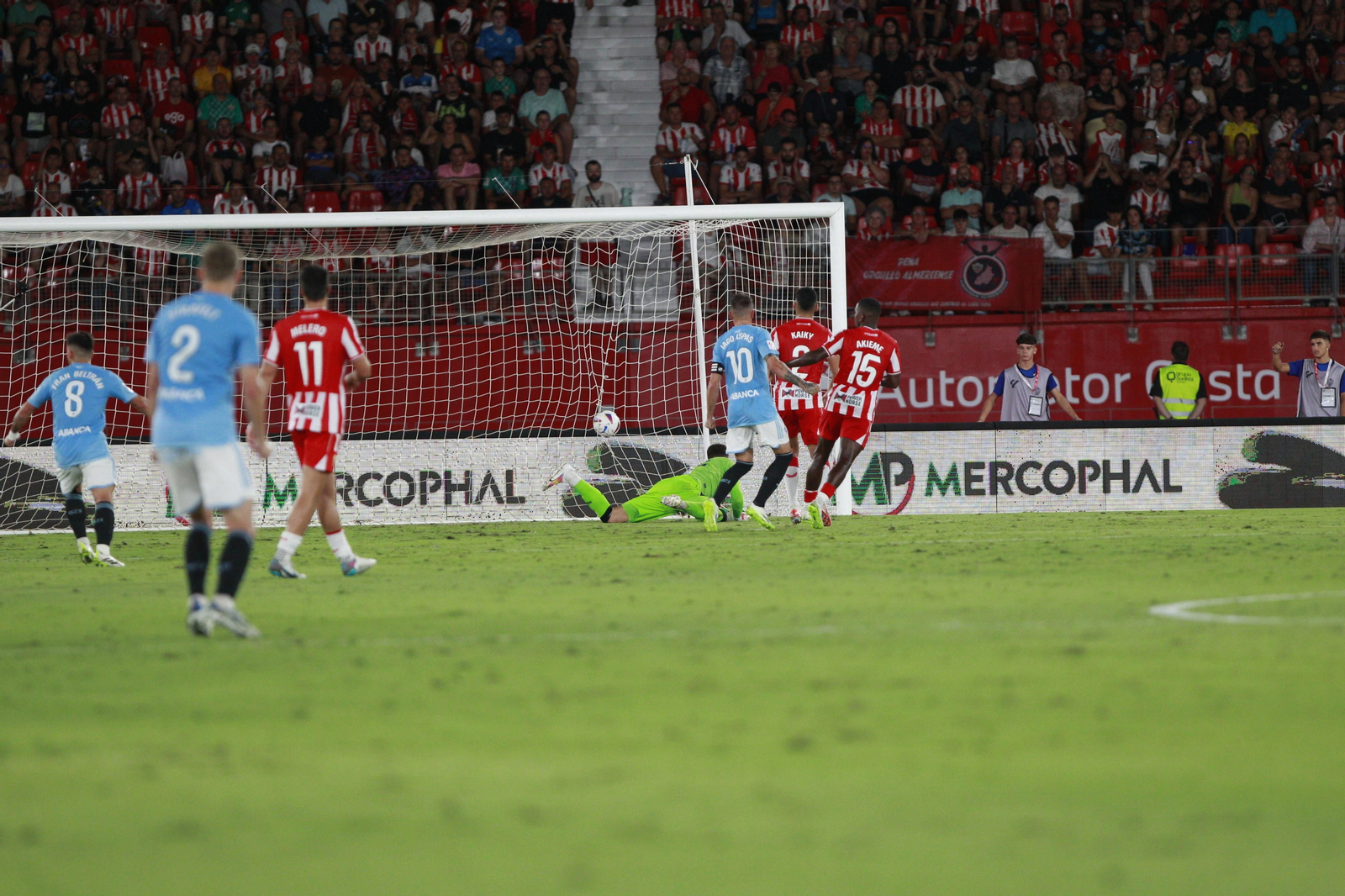 Imágenes del partido U.D. Almería-Real Club Celta de Vigo