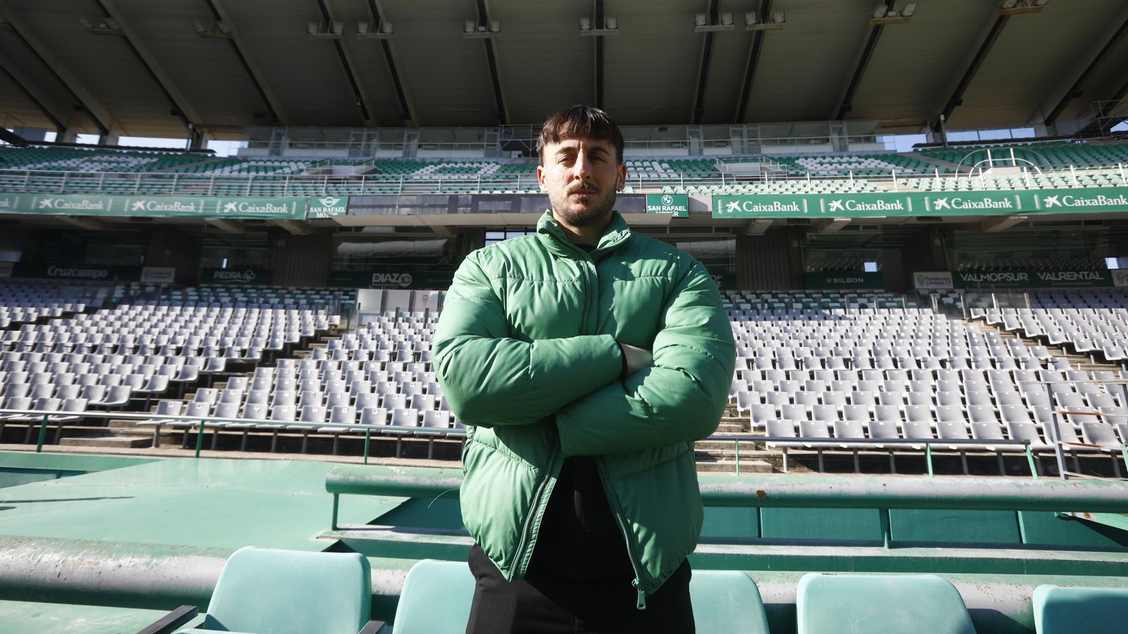 Adri Castellano, antes de su entrevista con 'El Día de Córdoba'