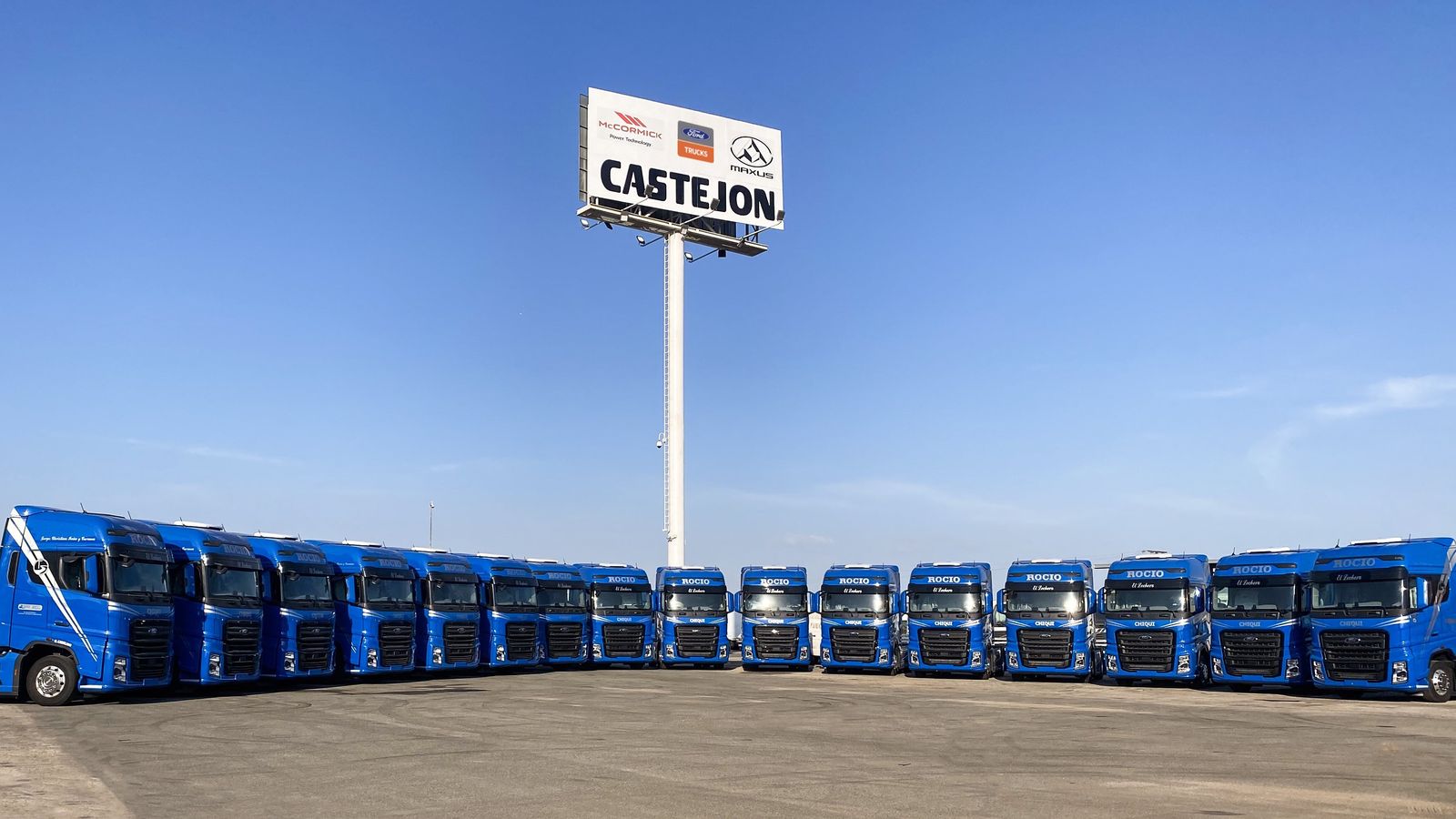 Grupo Castejón ha entregado la primera flota española de Ford Trucks: 35 unidades del Ford F-Max para Trans-Sev.