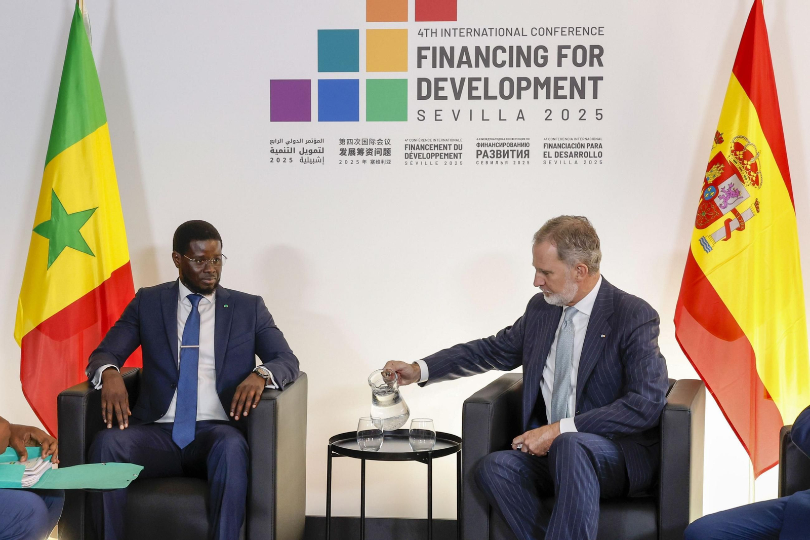 Las fotos de la primera jornada de la cumbre de la ONU en Sevilla