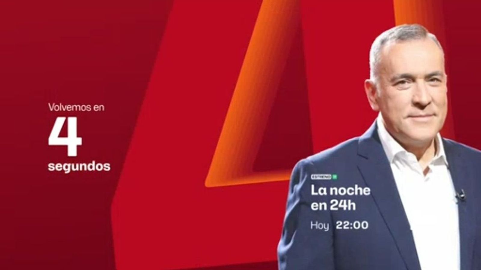 Xabier Fortes y el nuevo grafismo del canal 24 Horas