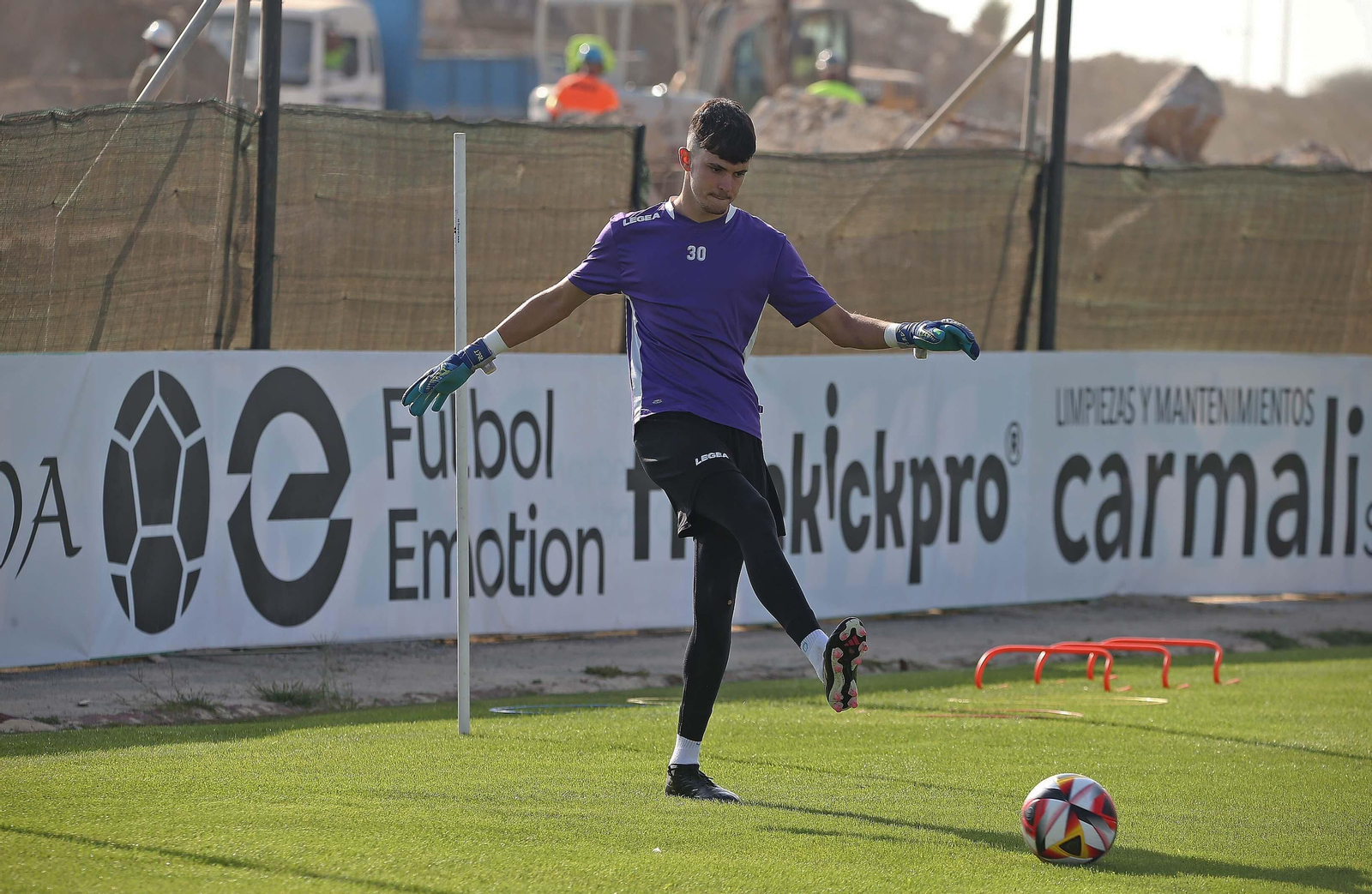 El entrenamiento de la Balona, en imágenes