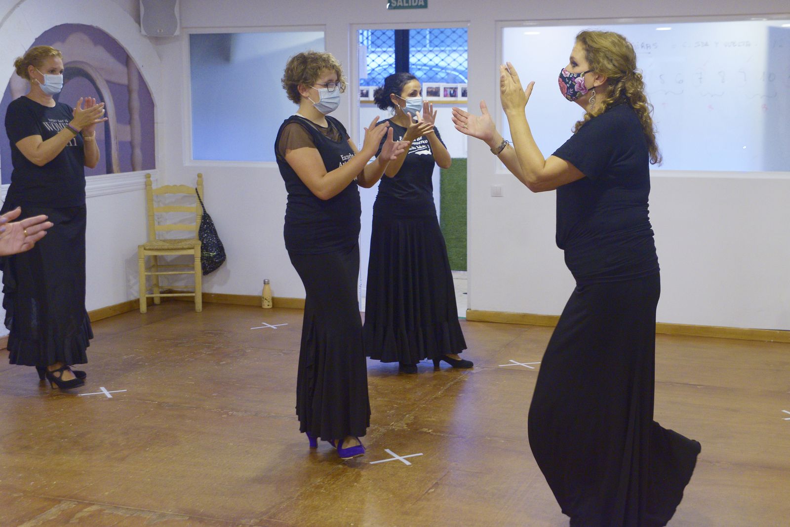 Fotos  de la academia de flamenco de Monika Bellido